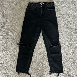 Abercrombie The Mom High Rise Curve Love Jeans